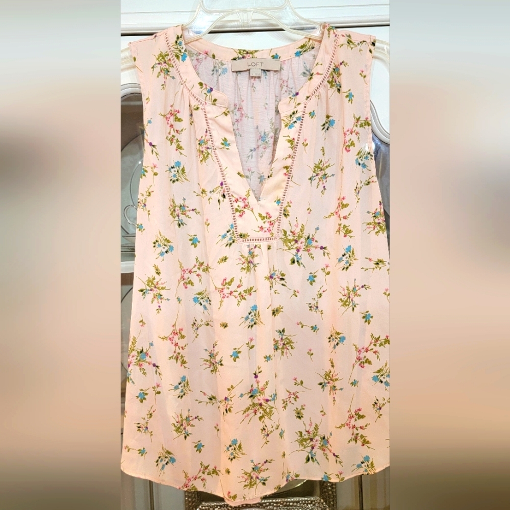 LOFT Light Pink Top
